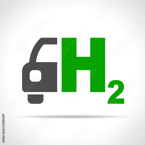 hydrogen car icon