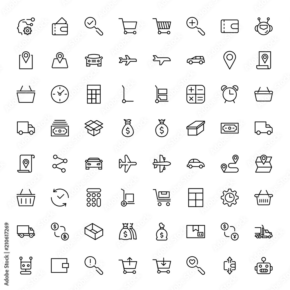 Online store flat icon