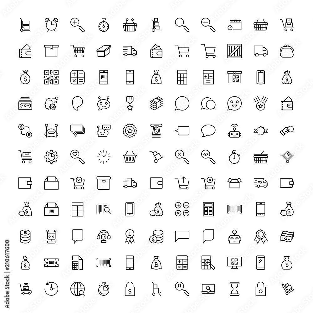 E-shopping flat icon E-shopping flat icon