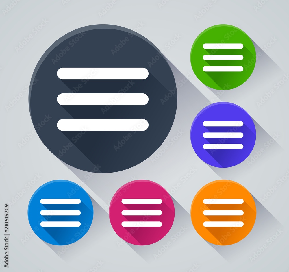 menu expand icons with shadow menu expand icons with shadow