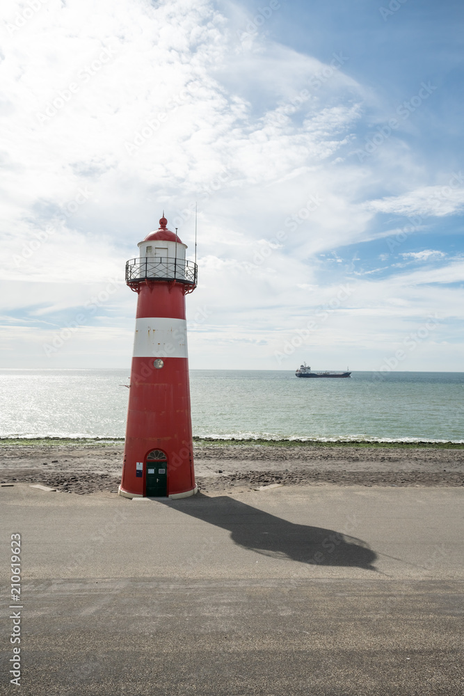 Fototapeta premium lighthouse in westkapelle