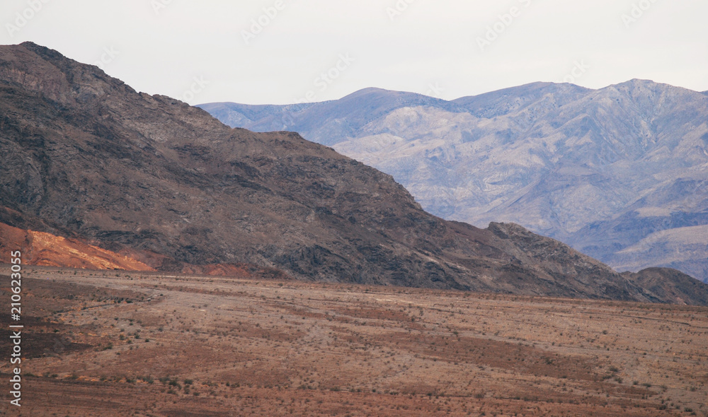 Mountain lanscape in Death Valley