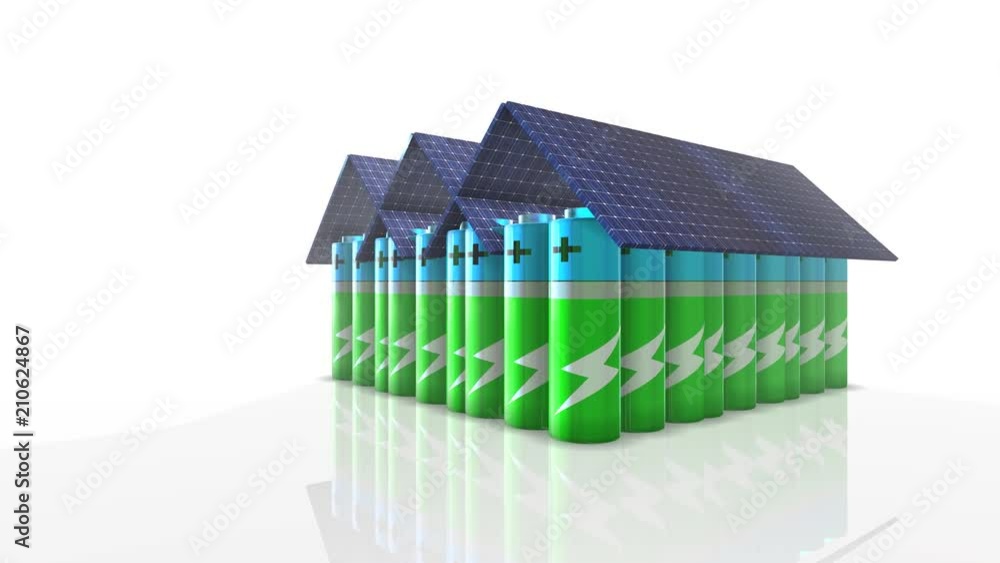 Battery storage for solar power a source of green electricity photovoltaic batte Battery storage for solar power a source of green electricity photovoltaic batte