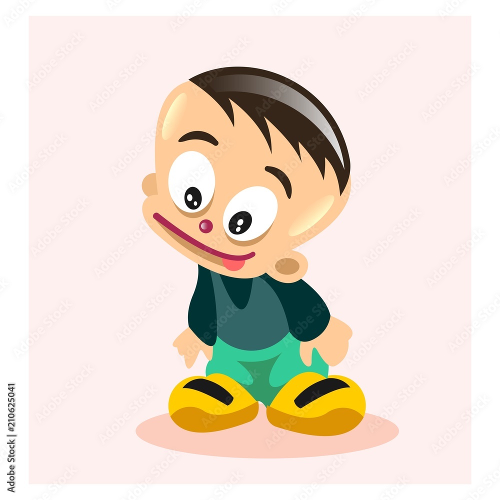 cute little kids cartoon character cute little kids cartoon character
