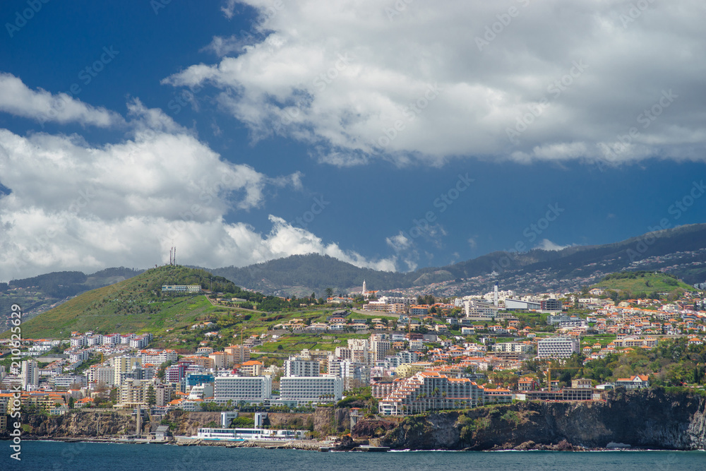 View on Funchal city Madeira