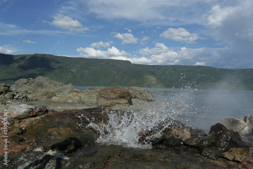 Obraz premium hot springs