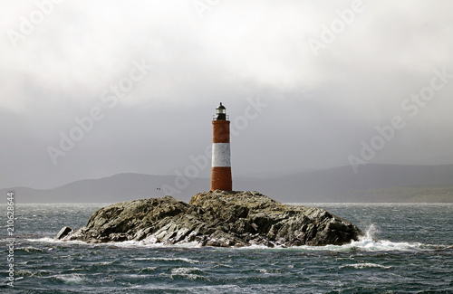 The Lighthouse at the End of the World in Beagle Channel, Argentina