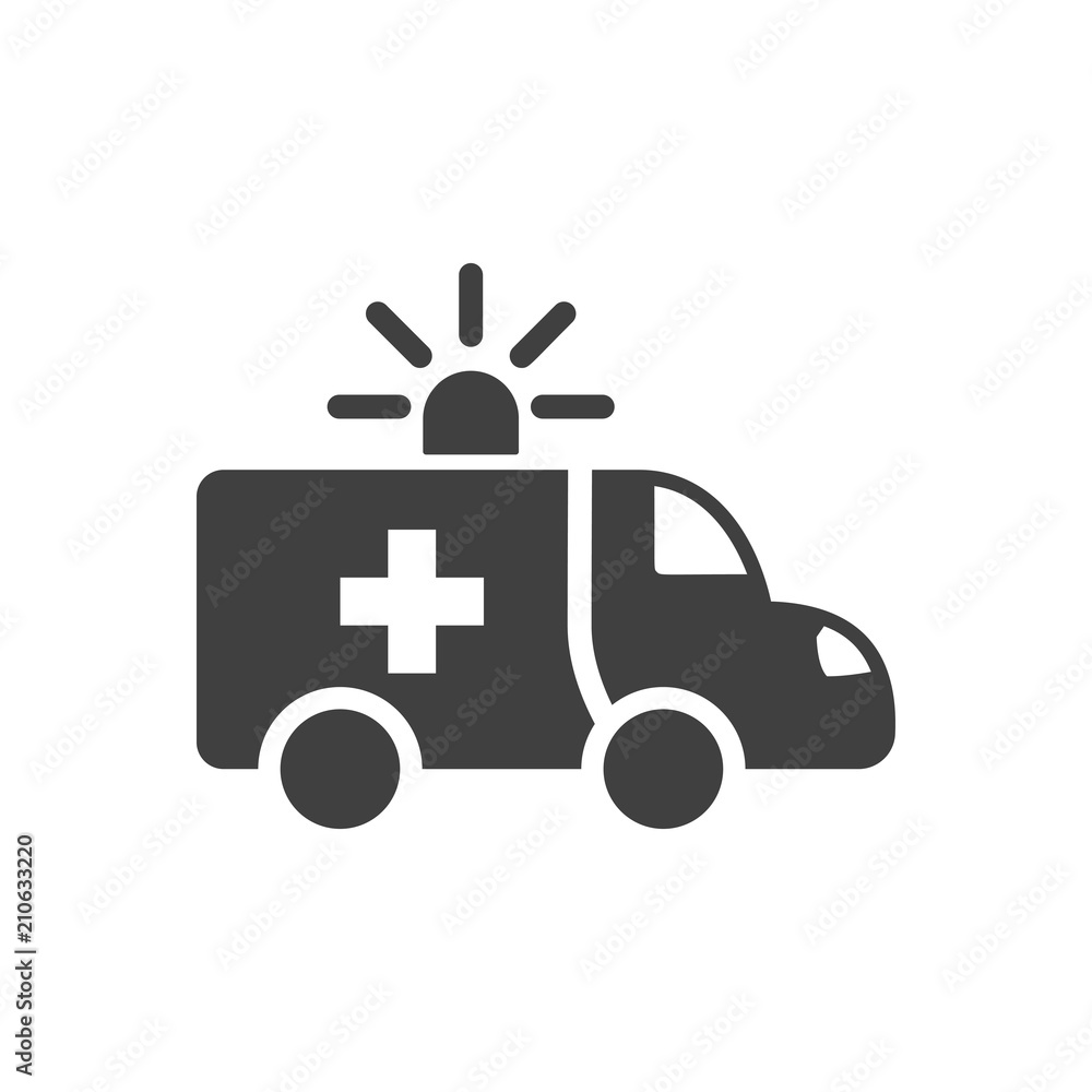 Ambulance Car Vector Icon Ambulance Car Vector Icon
