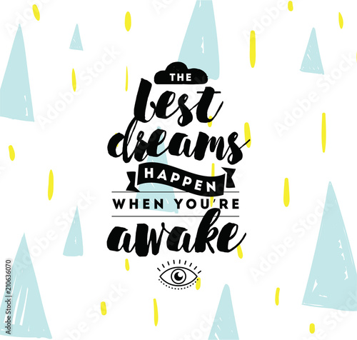 Typography for poster, invitation, greeting card or t-shirt.