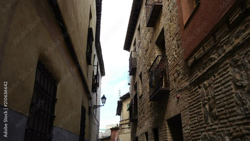 Streets of Toledo, Spain. Shooting in the movement. Streets of Toledo, Spain. Shooting in the movement.