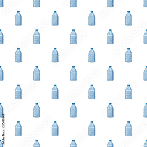 Big bottle of water in cartoon style isolated on white background vector illustration