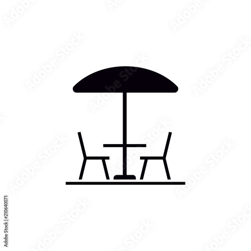 Patio vector icon