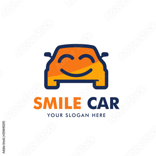 Happy Car Logo Design