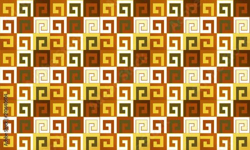 Aztec Chile. Language as pattern. Seamless background texture in boho style.