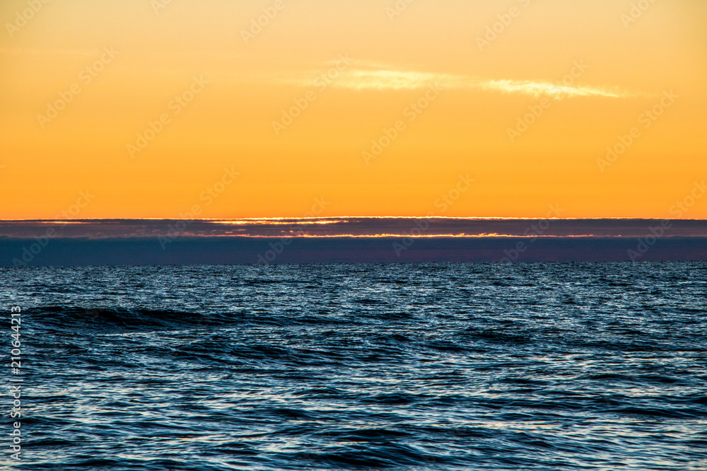 Obraz premium Baltic Sea sunset