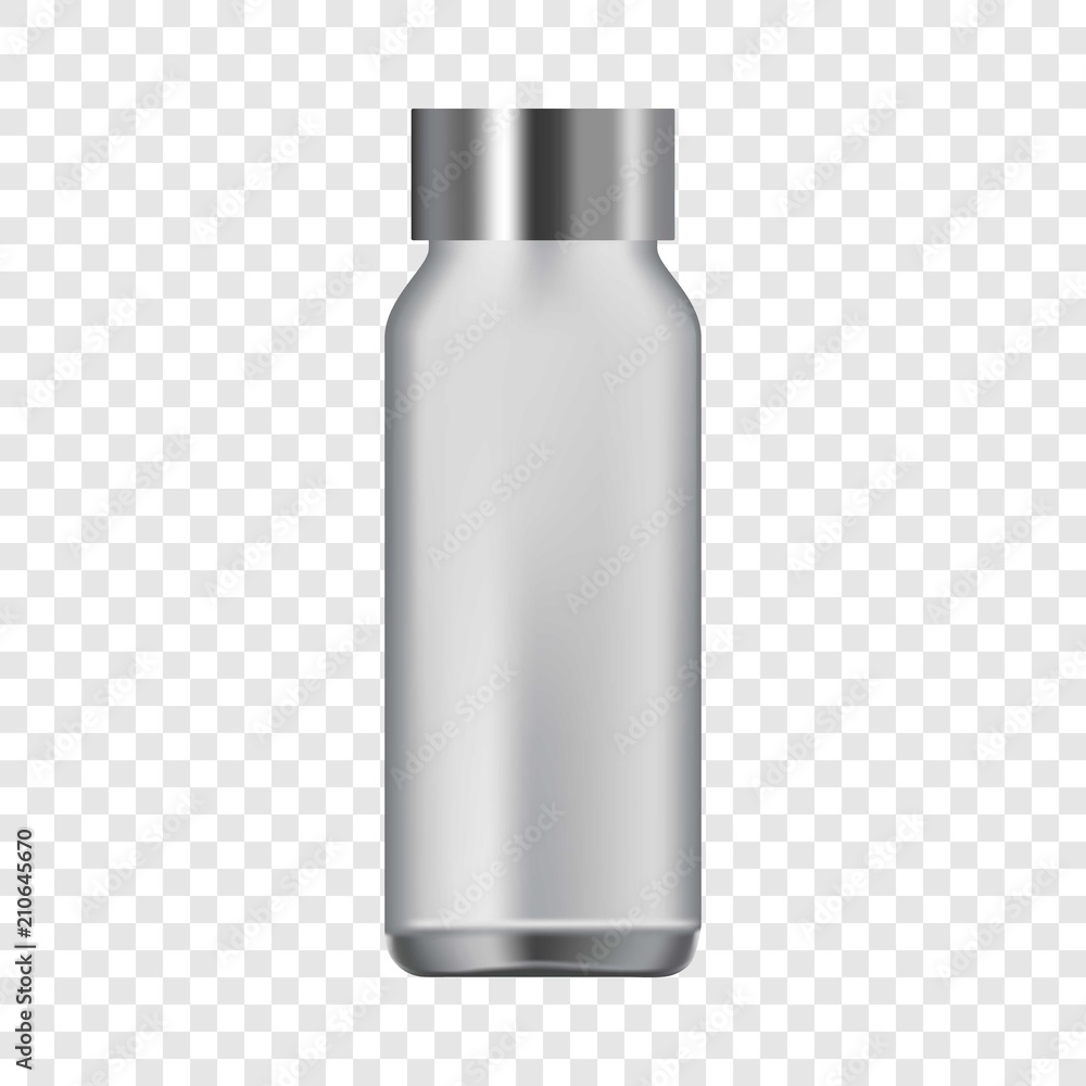 Water bottle icon. Realistic illustration of water bottle vector icon for web
