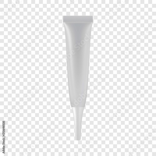 Creme tube icon. Realistic illustration of creme tube vector icon for web