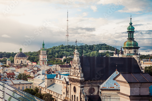 Lviv panoramic view