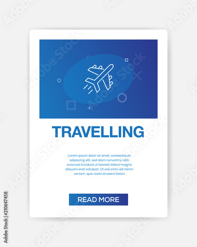 TRAVELLING ICON INFOGRAPHIC