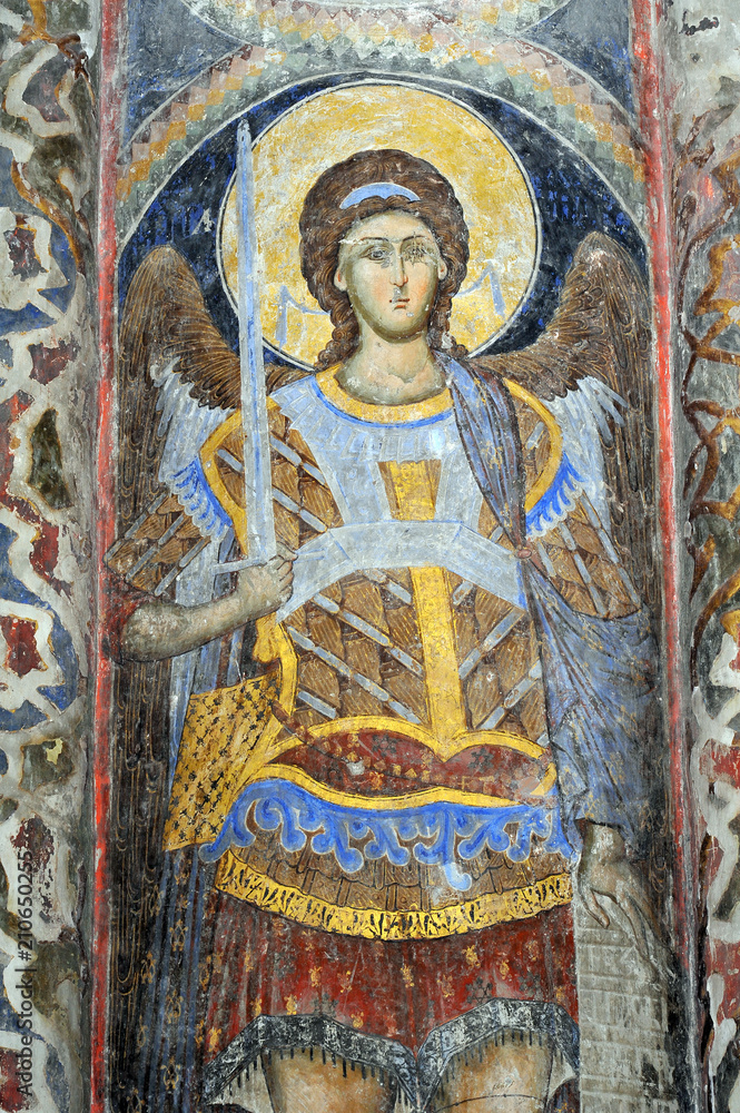 Obraz premium Monastery Manasija near Despotovac in Serbia