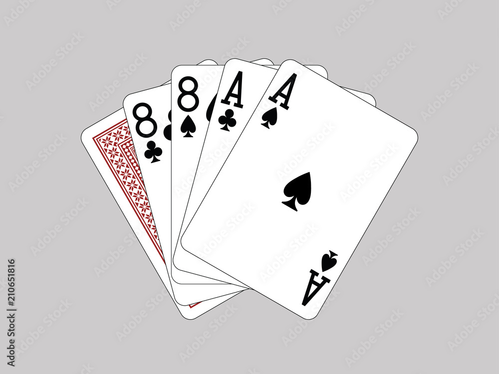 Obraz premium Playing Cards - Deadman Hand