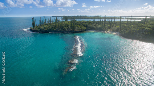 Awesome ocean aerial view