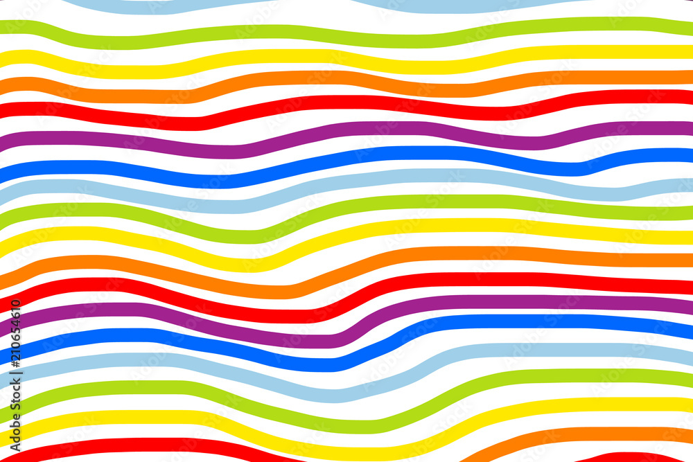 Rainbow waves background Rainbow waves background