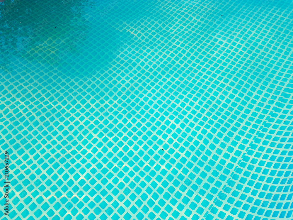 the bottom of the pool is blue mosaic the bottom of the pool is blue mosaic