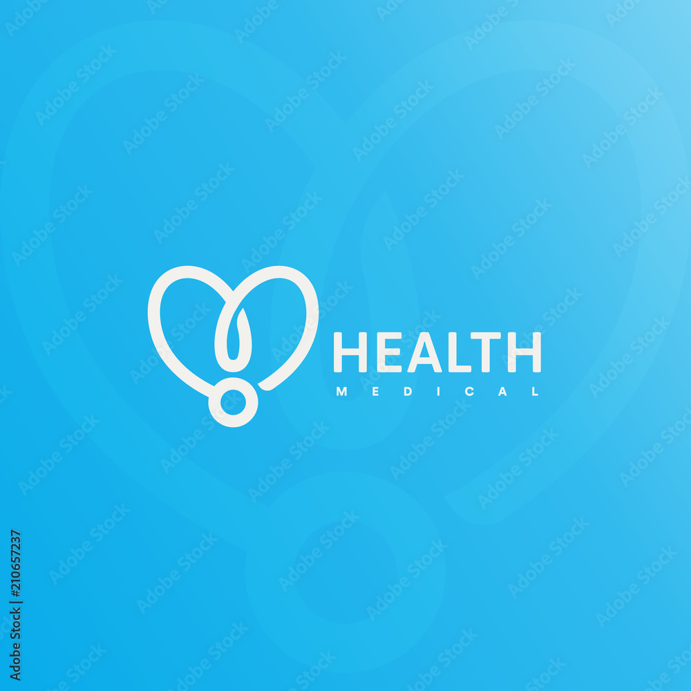 Doctor Stethoscope Logo Health Care Medical Symbol Abstract Linear Heart Silhouette Vector Simple Illustration On Blue Background Medical Insurance Icon Stock Vector Adobe Stock Doctor Stethoscope Logo Health Care Medical Symbol Abstract Linear Heart Silhouette Vector Simple Illustration On Blue Background Medical Insurance Icon Stock Vector Adobe Stock