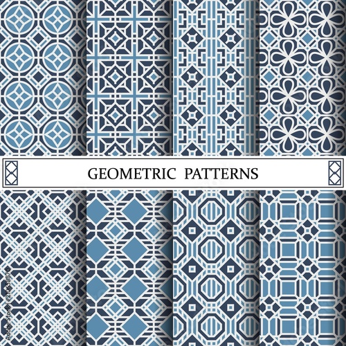 octagon geometric vector pattern for web page background , editable color
