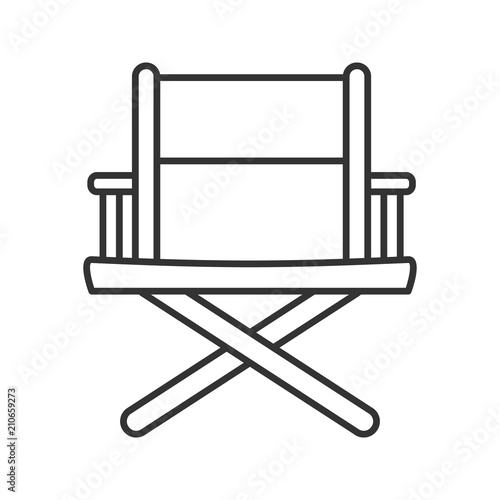Director's chair linear icon
