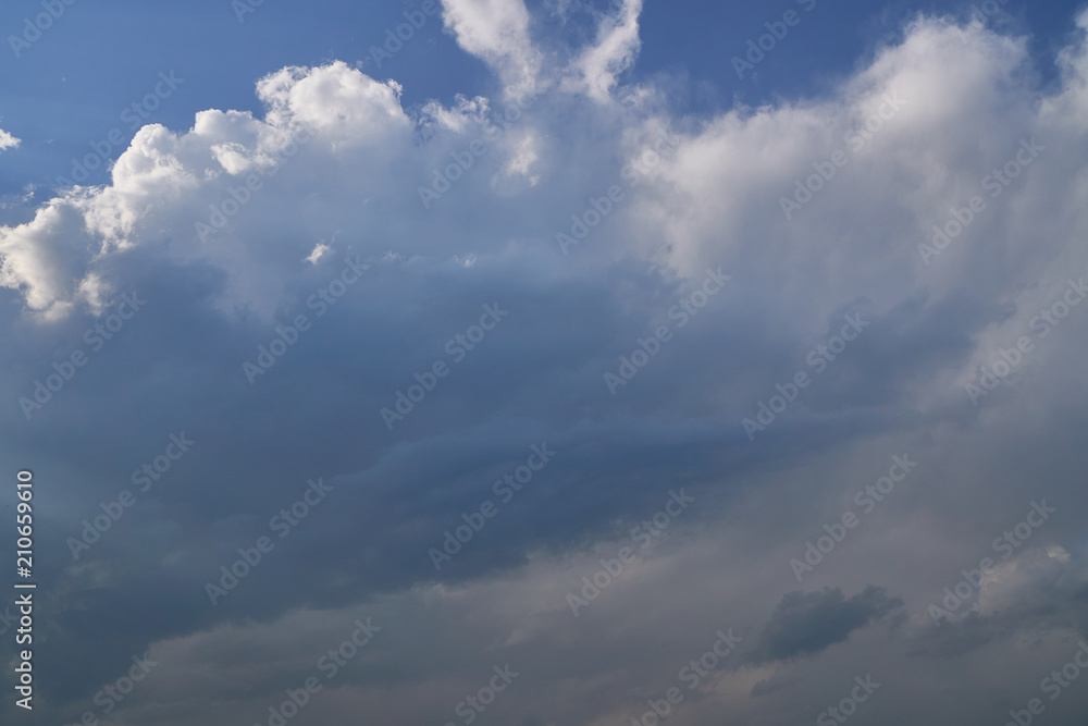 Blue Sky with clouds replacement 