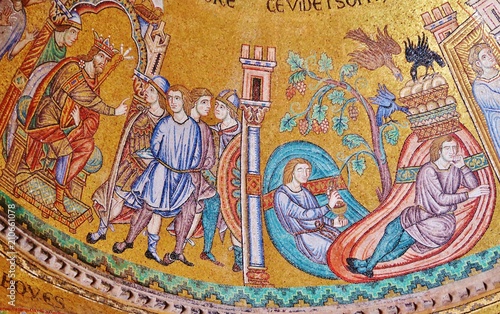 Biblisches Mosaik, Markusdom, Venedig