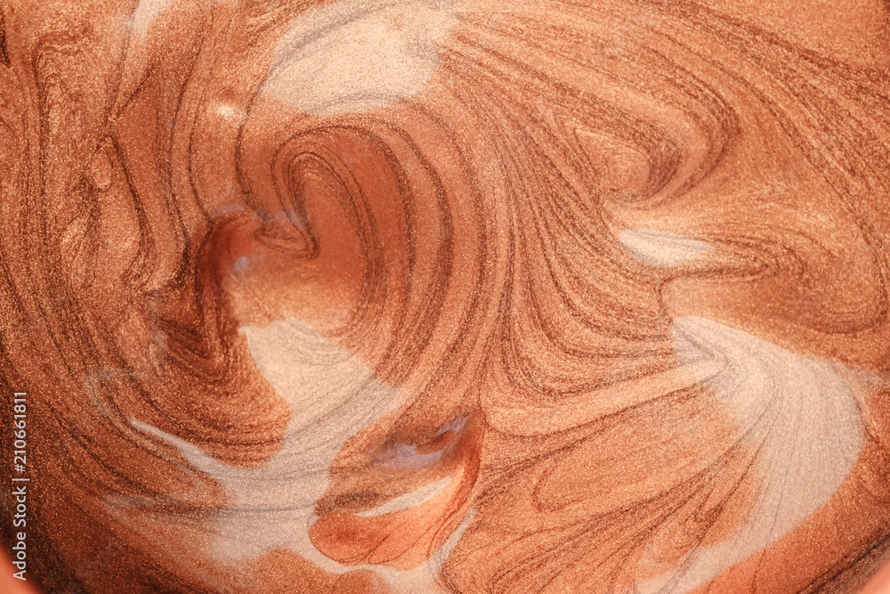 brown orange pearl paint cosmetics texture background brown orange pearl paint cosmetics texture background