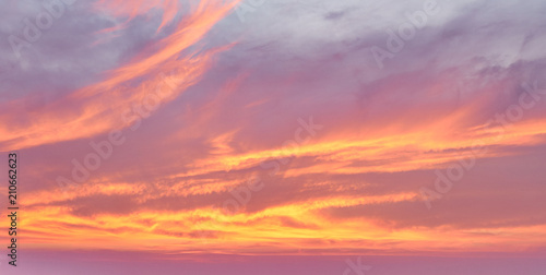 Dramatic sky sunset orange sky replacement © NEWTRAVELDREAMS