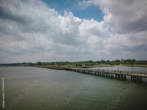 Wallpaper Mural Aerial of Jersey City New Jersey Torontodigital.ca