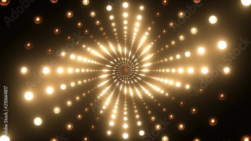 Lights Flashing Tunnel VJ Loop 4K