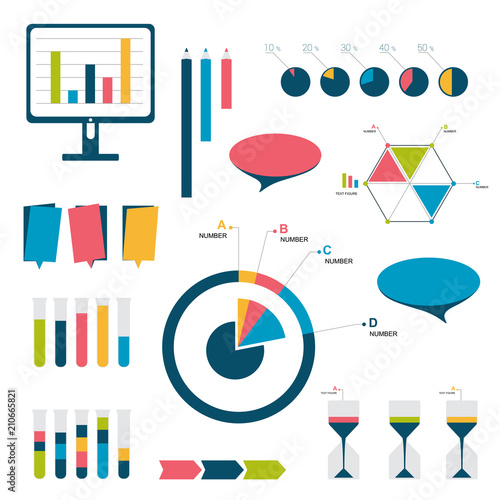 Set of Infographic element.  Vector.