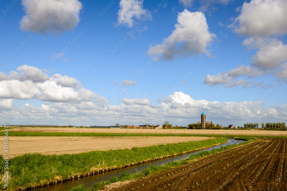 Picturesque landscape in the Netherlands