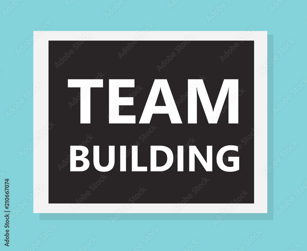 team builidng concept- vector illustration team builidng concept- vector illustration