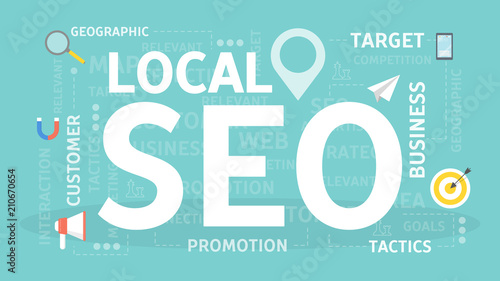 Local SEO concept.