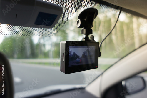 CCTV car camera for safety on the road accident