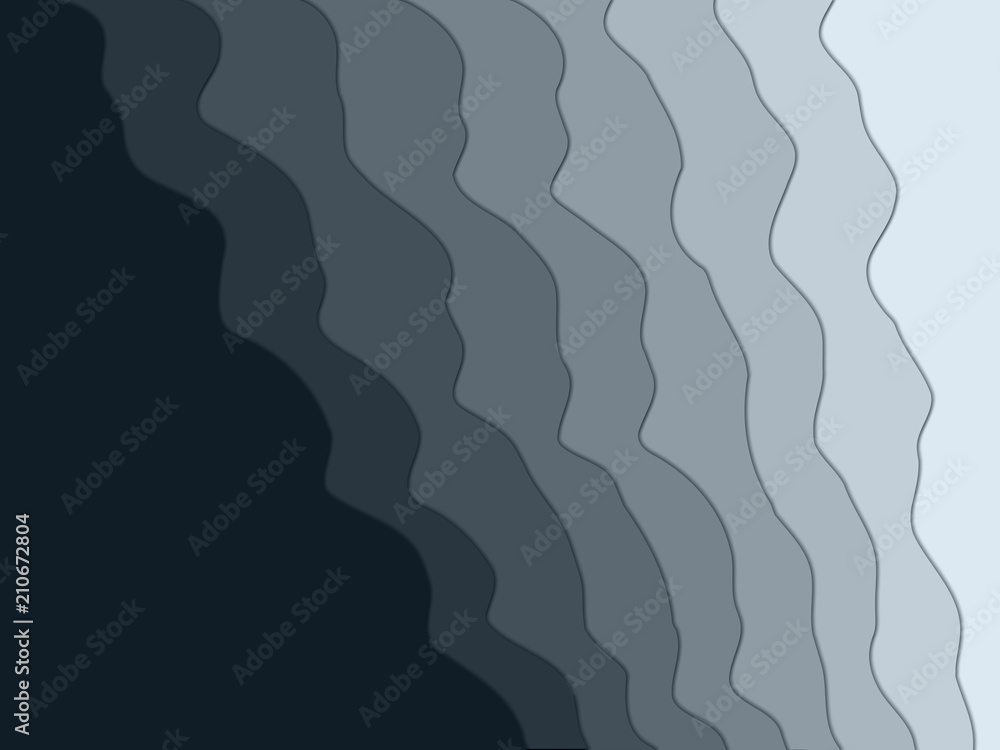 Abstract wavy vector background for design