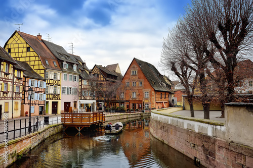 Impressive view of the historic town of Colmar, Alsace, France