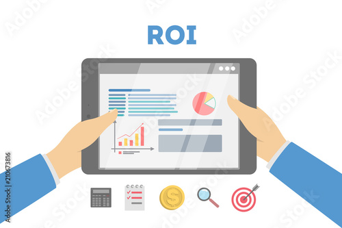 ROI concept illustration.