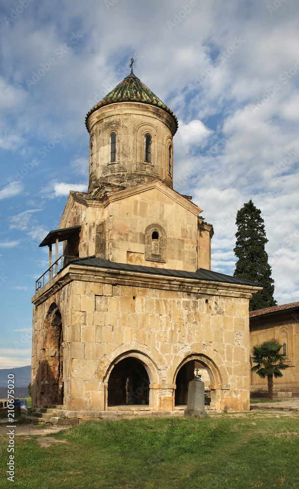 Church of St. Nicholas at Gelati Monastery of Theotokos near Kutaisi. Imereti Province. Georgia