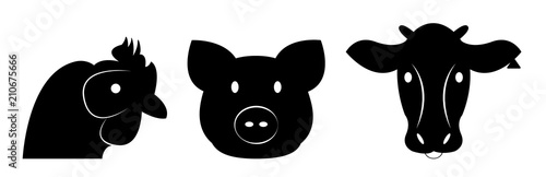 Set of livestock