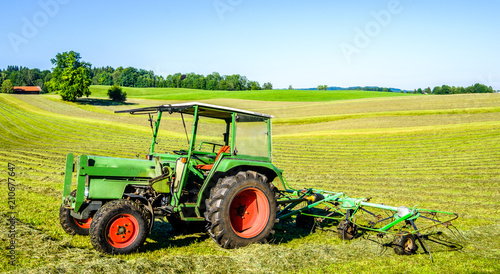 old tractor