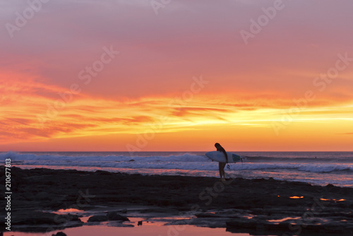 Fototapeta Naklejka Na Ścianę i Meble -  sunset in the coast