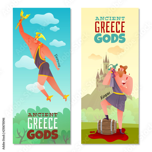 Ancient Greece Gods Banners